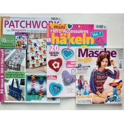 3er Set Handarbeitszeitschriften