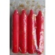 Adventskerze rot 24 x 130 mm