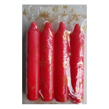 Adventskerze rot 24 x 130 mm