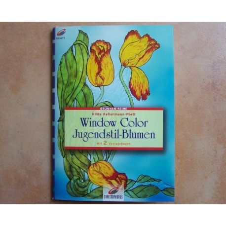 Window Colour Jugendstil-Blumen