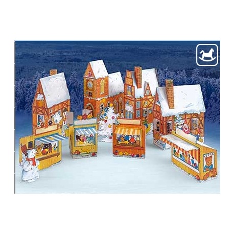 Adventskalender-Dorf