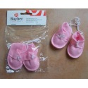Deko-Babyschuhe 6,5cm rosa