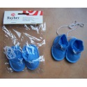 Deko-Babyschuhe 6,5cm blau