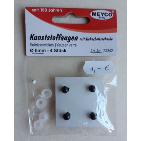 Sicherheitsaugen 6mm