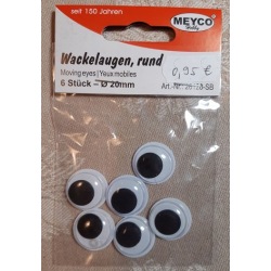 Wackelaugen 20mm