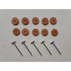 Gelenkscheiben-Set Pappe 10mm