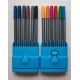 Fineliner in Plastikbox 12 Stck.